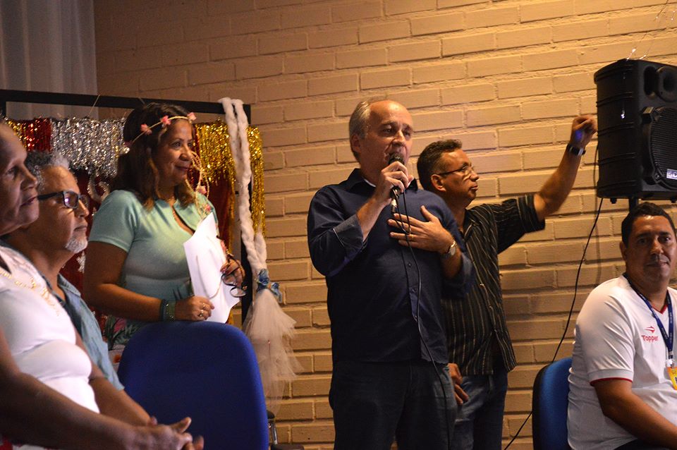Vice-reitor, Marcelo Brito Carneiro Leão, destaca importância de Naná Vasconcelos