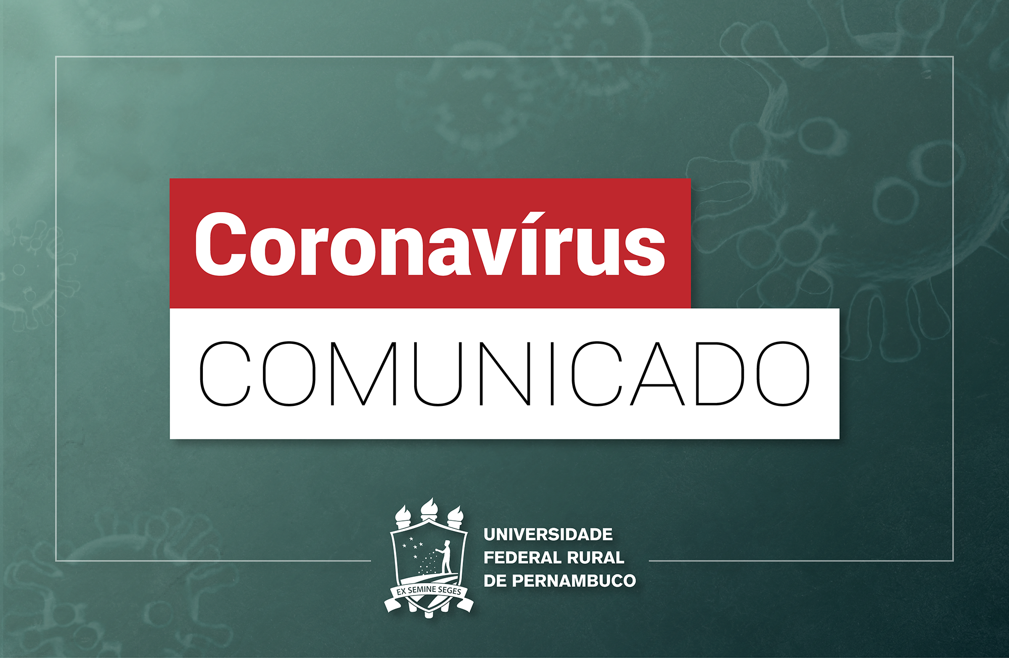 comunicado ufrpe coronavírus